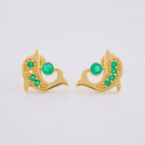 Topos Delfin Esmeraldas 31Pts 2.8 g / in / 10.7 mm Oro Amarillo 18K