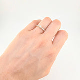 Anillo Solitario Churumbela Canasta Cuadrada 2.7 g / T8 Oro Amarillo 18K