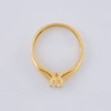 Anillo Solitario Lineal Arterial 2.15 g / T7 Oro Amarillo 18K