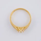Anillo Solitario Vértice Encontrado 2.3 g / T6 3/4 Oro Amarillo 18K