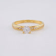 Anillo Solitario Churumbela Intermedia 1.9 g / T6 Oro Amarillo 18K