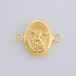 Herraje San Miguel Mate 0.7 g / 1/2 in Oro Amarillo 18K
