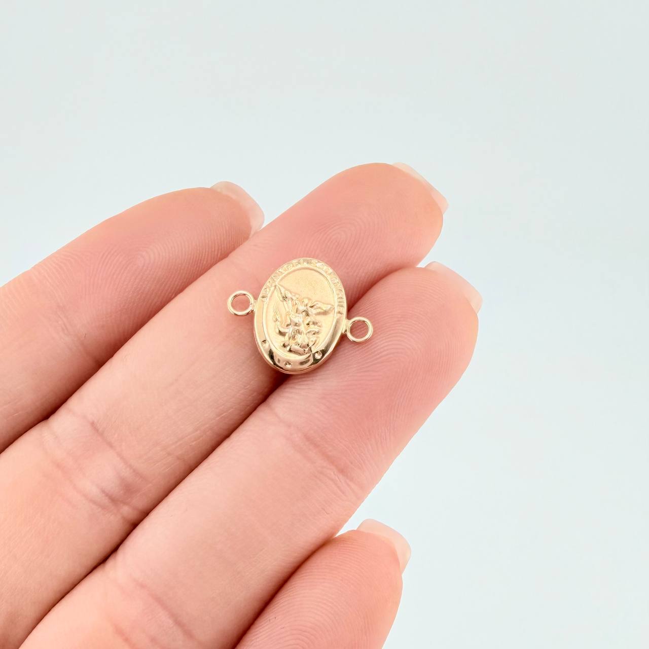 Herraje San Miguel Mate 0.7 g / 1/2 in Oro Amarillo 18K