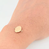 Herraje San Miguel Mate 0.7 g / 3/4 in Oro Amarillo 18K