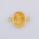 Herraje San Miguel 0.9 g / 3/4 in Oro Amarillo 18K