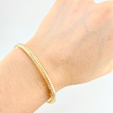 Bracelet Flex 2.15 g / 6 1/2 in / 4.15 mm Three Golds 18K