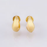Stud Earrings Drop 0.85 g / in / 10.2 mm Yellow Gold 18K