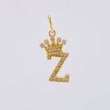 Dije Corona Letra Z 1.5g / 1 in Oro Amarillo 18K