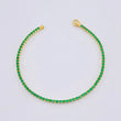 Double-Sided Tennis Bracelet 7gr / 7 in / 2.8mm 18K Yellow Gold +4 ©