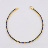 Pulso Tenis Doble Faz 7gr / 7 in / 2.8mm Oro Amarillo +4 18K ©