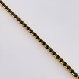 Pulso Tenis Doble Faz 7gr / 7 in / 2.8mm Oro Amarillo +4 18K ©