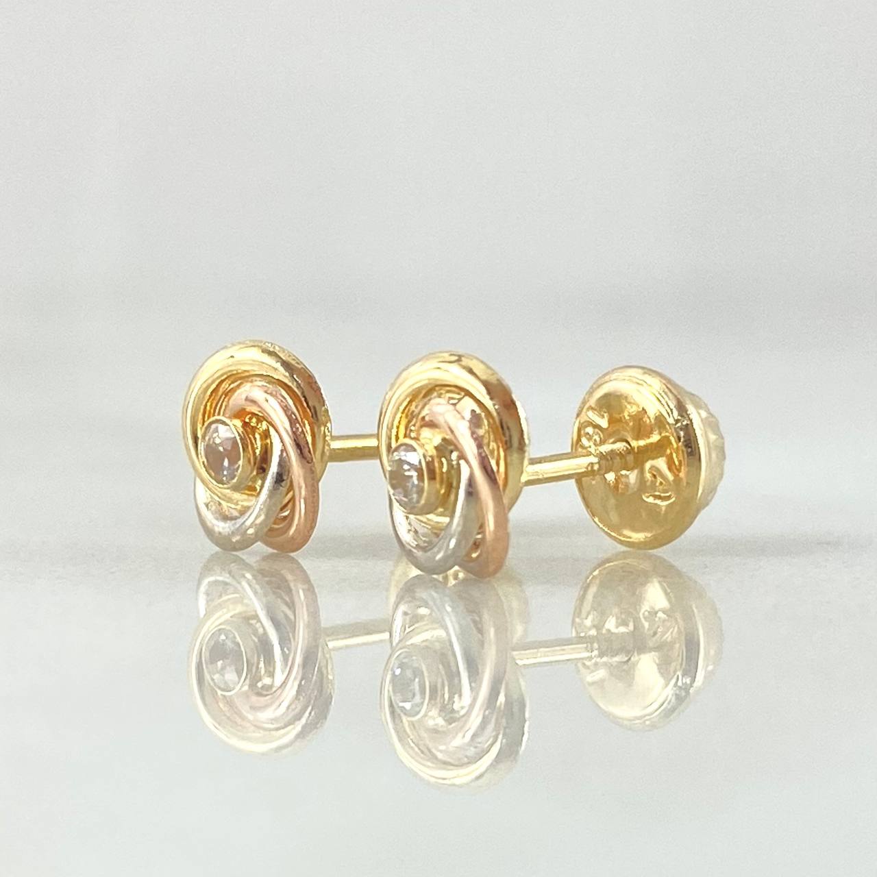 Topos Helice 0.95gr / 6mm Tres Oros 18K *