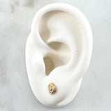 Stud Earrings Helix 0.95gr / Three 18K Gold ©