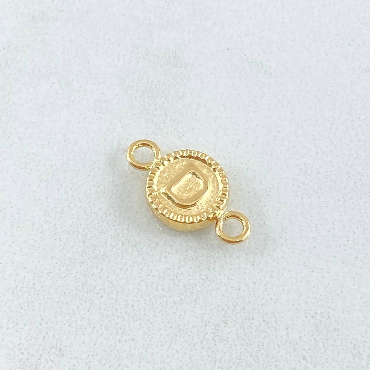 Herraje Letra D 0.6gr / 1.7cm / Oro 18K