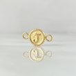 Herraje Letra J 0.45gr / 1.5cm / Circulo Bordeado Oro Amarillo 18K ©