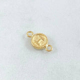 Charm Letter I 0.45gr / 0.6in / Bordered Circle 18K Gold ©