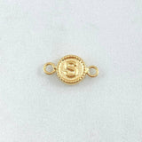 Herraje Letra S 0.45gr / 1.5cm / Oro 18K