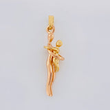 Dije Madre e Hijo 3.95g / 1 1/2 in Dos Oros Amarillo Rosa 18K
