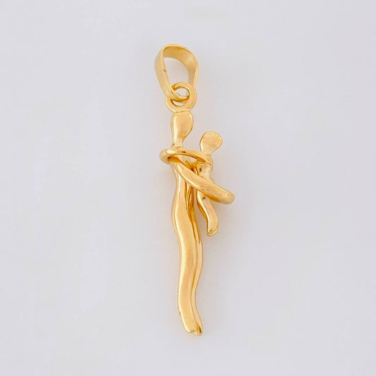 Dije Madre e Hijo 2.65g / 1 1/2 in Oro Amarillo 18K