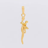 Pendant Mother and Child 2.65g / 1 1/2 in 18K Yellow Gold