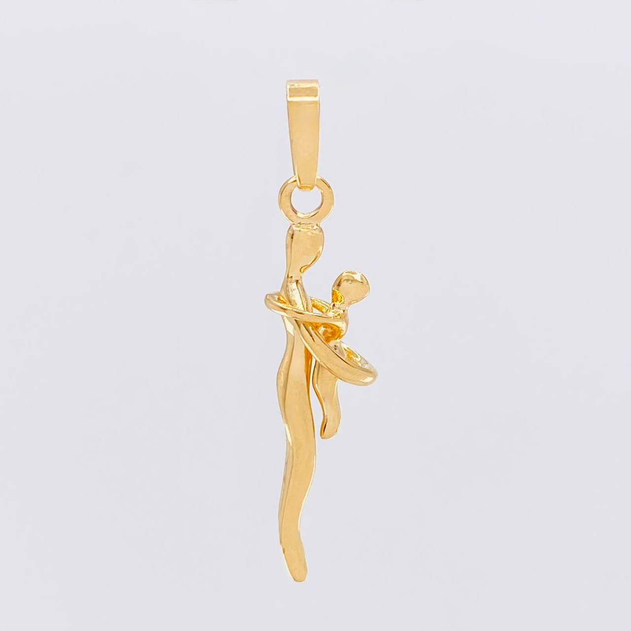 Pendant Mother and Child 2.85g / 1 1/2 in 18K Yellow Gold