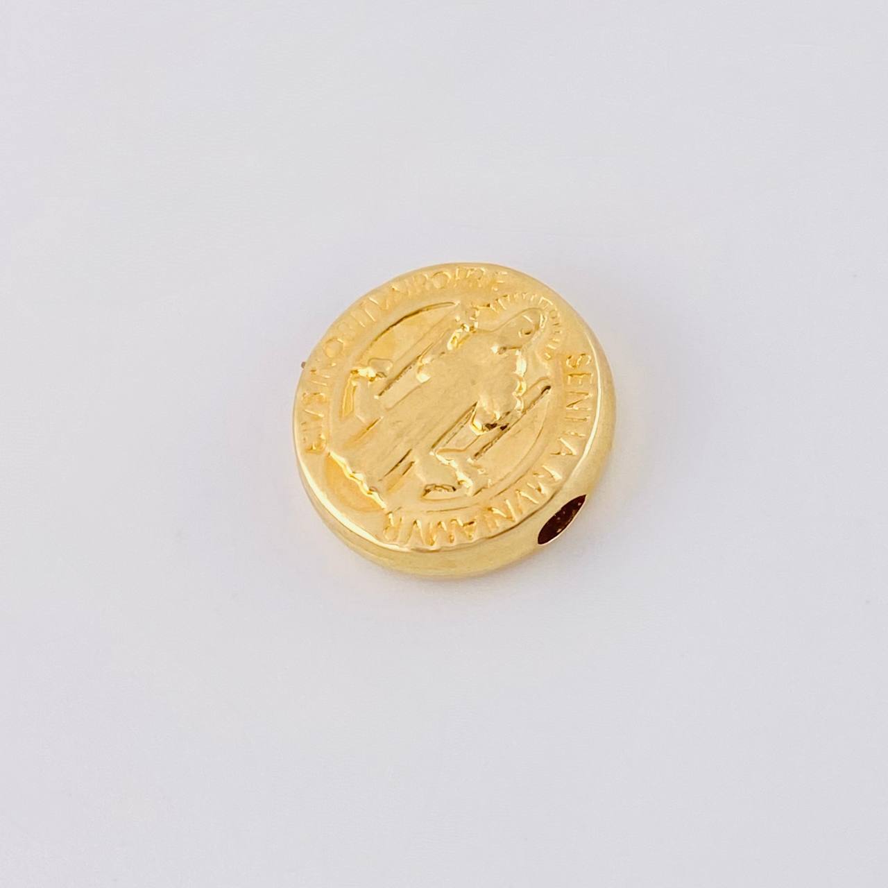 Herraje Tambor San Benito 0.85g / 1/2 in Oro Amarillo 18K