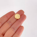 Herraje Tambor San Benito 0.85g / 1/2 in Oro Amarillo 18K