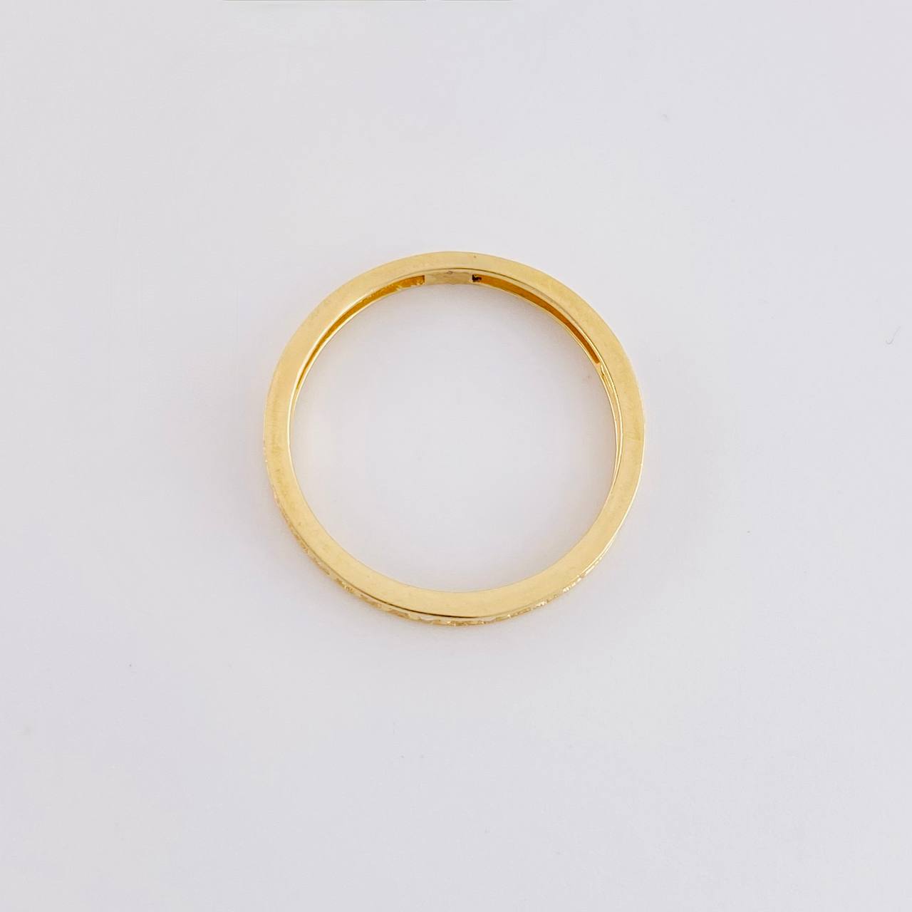Anillo Carril Tupido 1.6g / T6 1/2 Oro Amarillo 18K