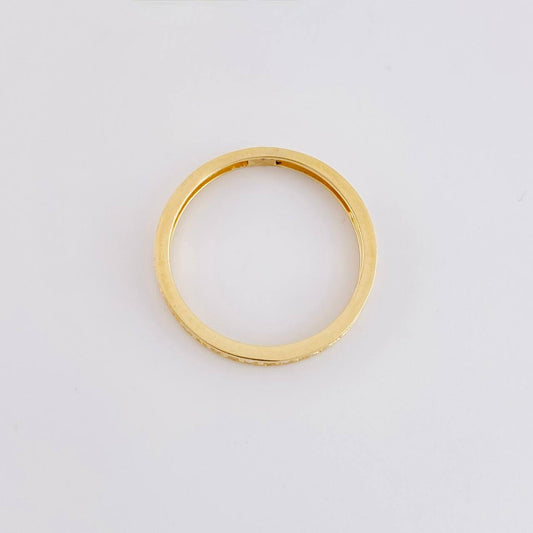 Dense Channel Ring 1.6g / T6 1/2 Yellow Gold 18K