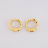 Hoop Earrings Carril 0.6g / 1/4 in 18K Yellow Gold
