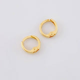 Hoop Earrings Carril 0.6g / 1/4 in 18K Yellow Gold