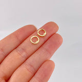Hoop Earrings Carril 0.6g / 1/4 in 18K Yellow Gold