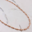 Chain Link 12.4gr / 60cm / 4.6mm Diamond Cut 18K Rose Gold &