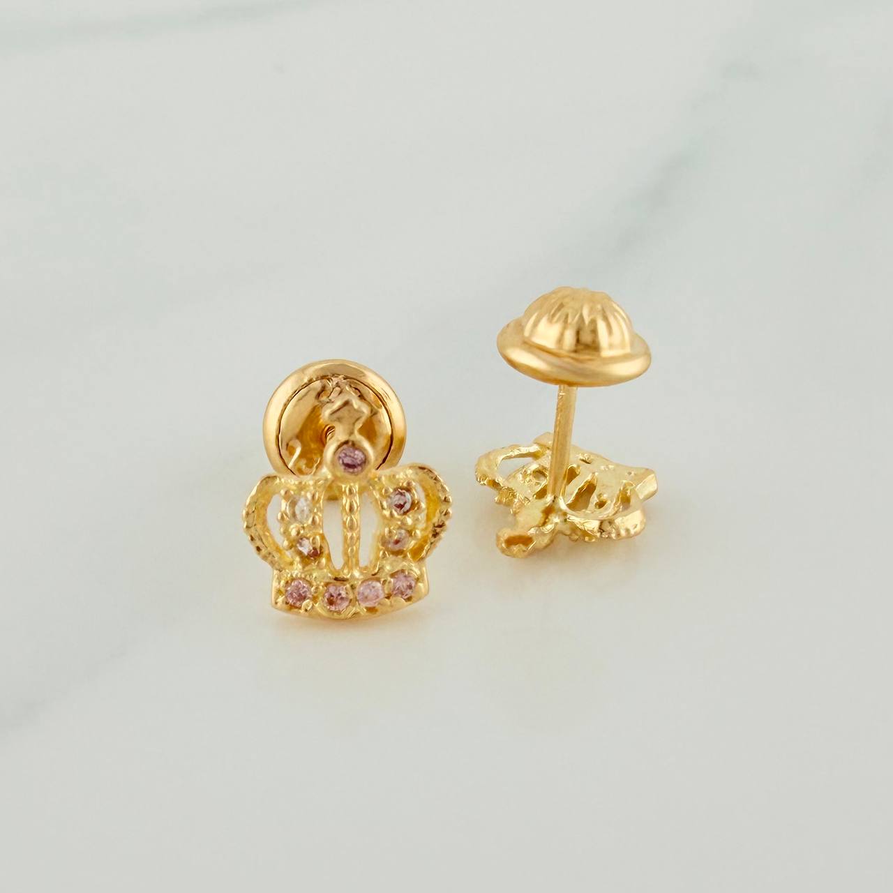 Topos Corona 1.05gr / 7mm Oro Amarillo 18K %