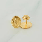 Topos Virgen Milagrosa 0.8gr / 7.5mm Oro Amarillo 18K %