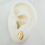 Topos Virgen Milagrosa 0.8gr / 7.5mm Oro Amarillo 18K %