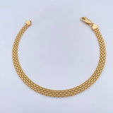 Pulso Chino 8.35gr / 19.3cm / 5.4mm Oro Amarillo +0 18K $