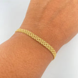 Pulso Chino 8.35gr / 19.3cm / 5.4mm Oro Amarillo +0 18K $
