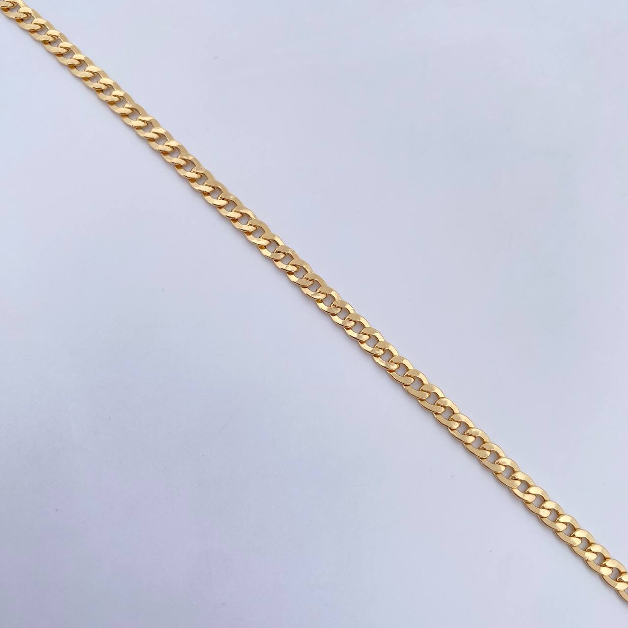 Cuban Links Bracelet 2.4gr / 19cm / 3.3mm Yellow Gold +0 18K &