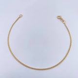 Pulso Chino 1.2gr / 18.9cm / 1.3mm Oro Amarillo +1 18K &