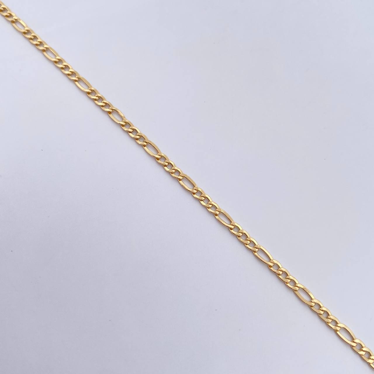 Figaro Bracelet 1.45gr / 19.2cm / 2.3mm Yellow Gold +0 18K &