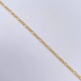 Figaro Bracelet 1.45gr / 19.2cm / 2.3mm Yellow Gold +0 18K &