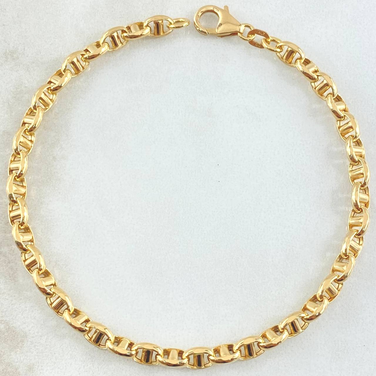 Pulso Marinero 5.25gr / 8 in / 4.5mm Oro Amarillo +3 18K