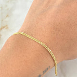 Franco Bracelet 2.1gr / 7.7in / 18K Gold +3$