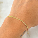 Franco Bracelet 2.3gr / 7.5in / 18K Gold +3$