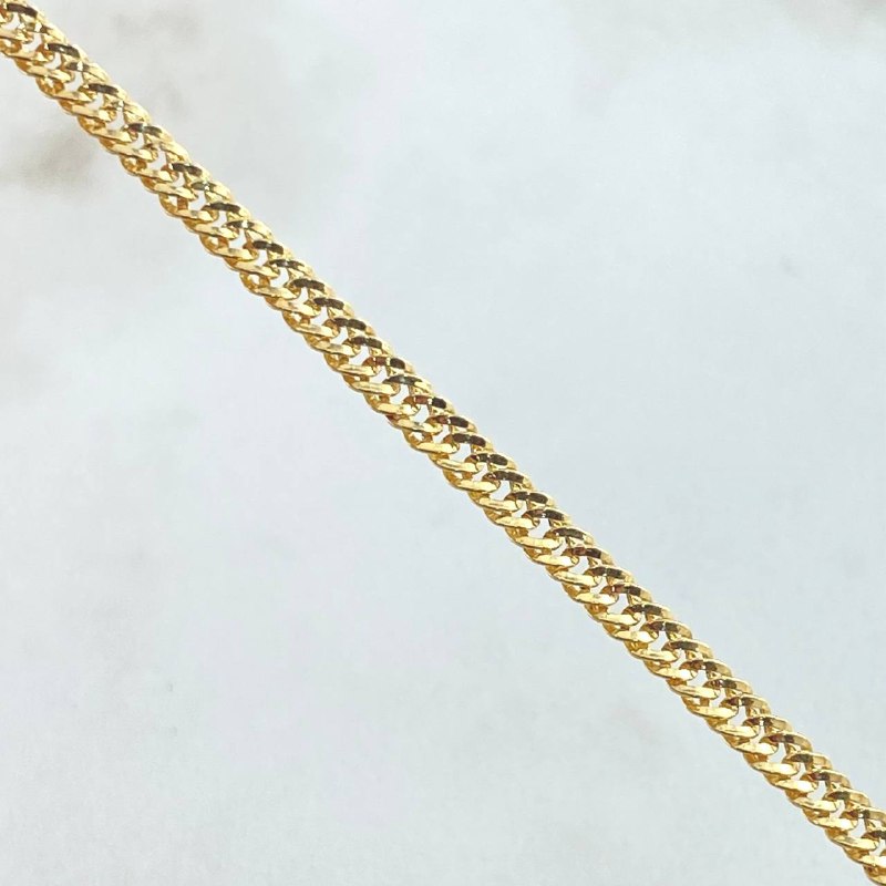 Cuban Links Bracelet Reticulated 1.9gr / 7.5in / 18K Gold +3$