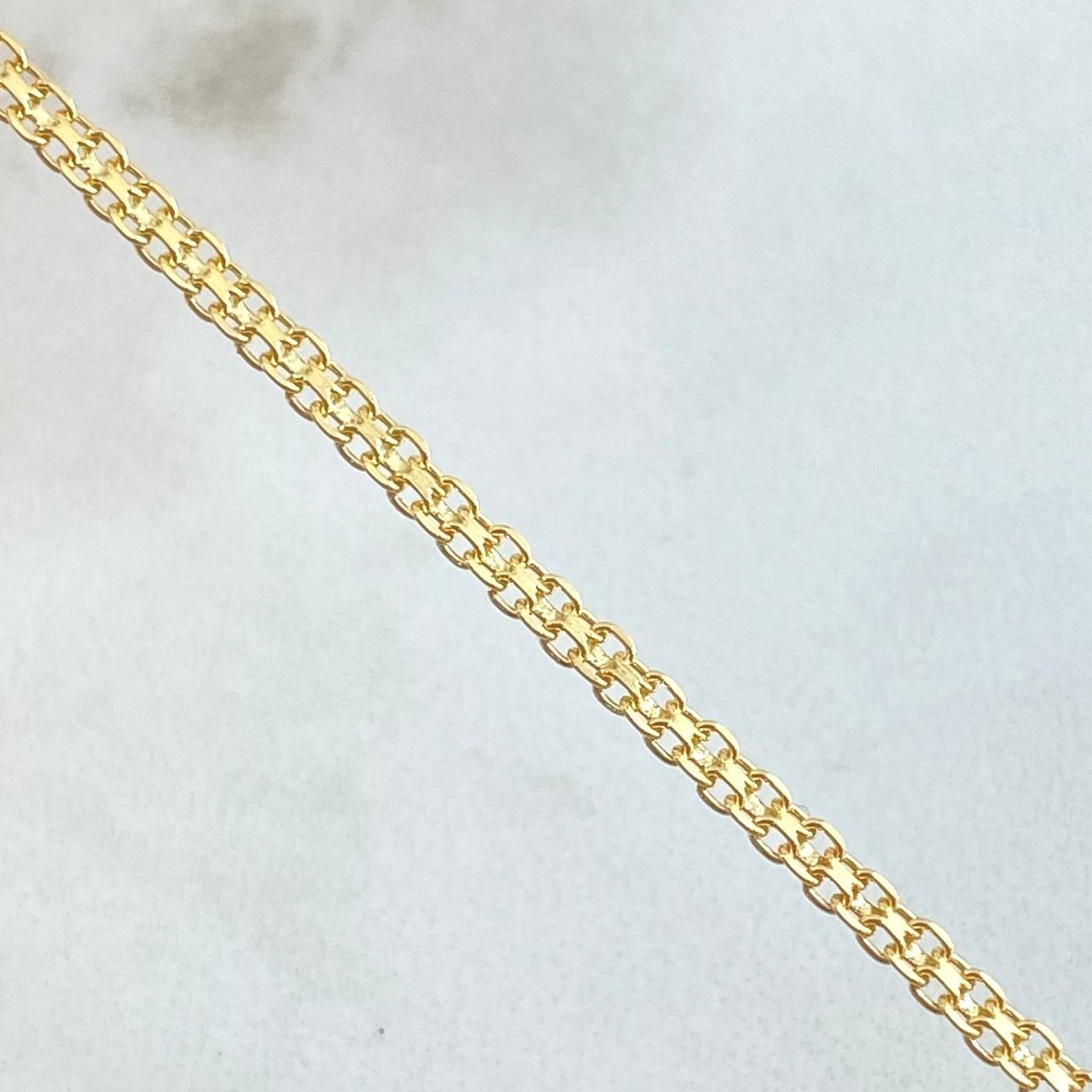 Pulso China 2gr / 7 1/2 in / 2.2mm Oro Amarillo +1 18K ©