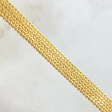 Franco Bracelet Triple 8.25gr / 7.7in / 18K Gold +3$