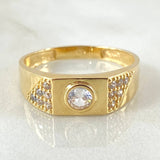 Anillo Bisel 4.45gr / T11 / Oro Amarillo 18K *