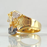 Anillo San Miguel Arcangel 10.9gr / T11 / Oro Amarillo 18K *